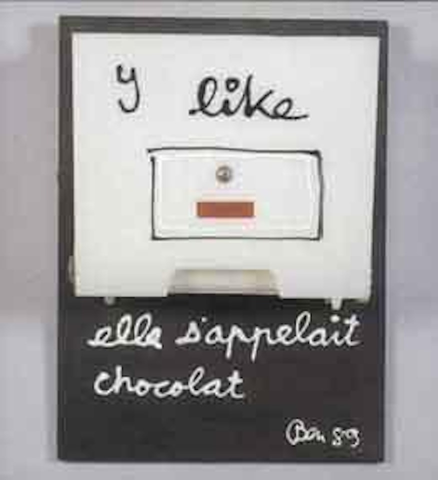 I like chocolate by Ben Vautier