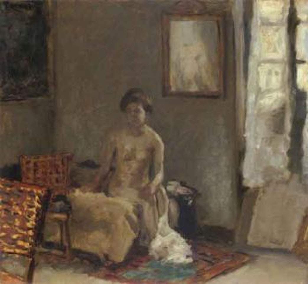 Interieur avec nu by Pierre Bonnard