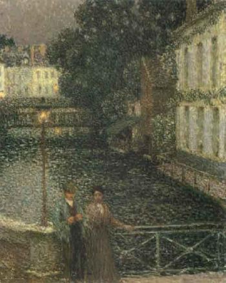 Les amoureux, Gisors by Henri Le Sidaner