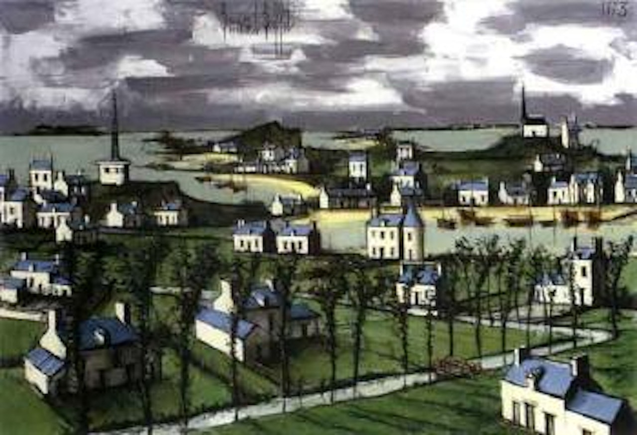 Ile de Brehat, le port clos by Bernard Buffet