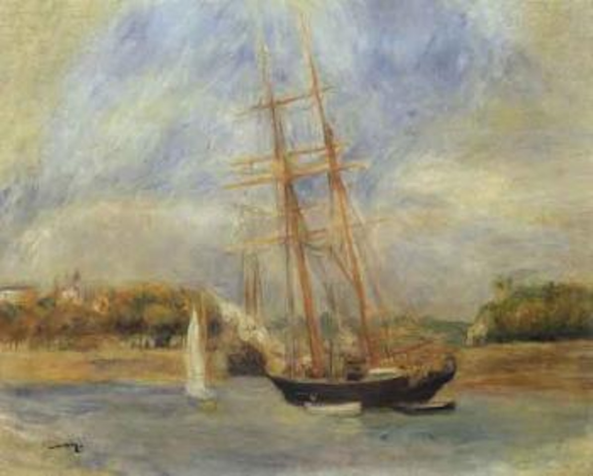 Marine, bateau by Pierre-Auguste Renoir