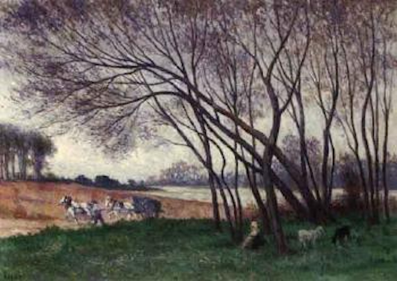Le charretier by Maximilien Luce