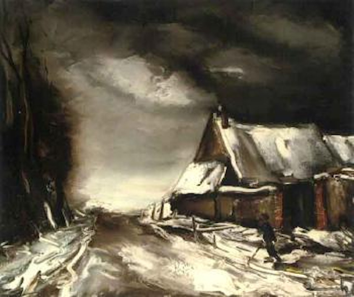 Paysage d'hiver by Maurice de Vlaminck
