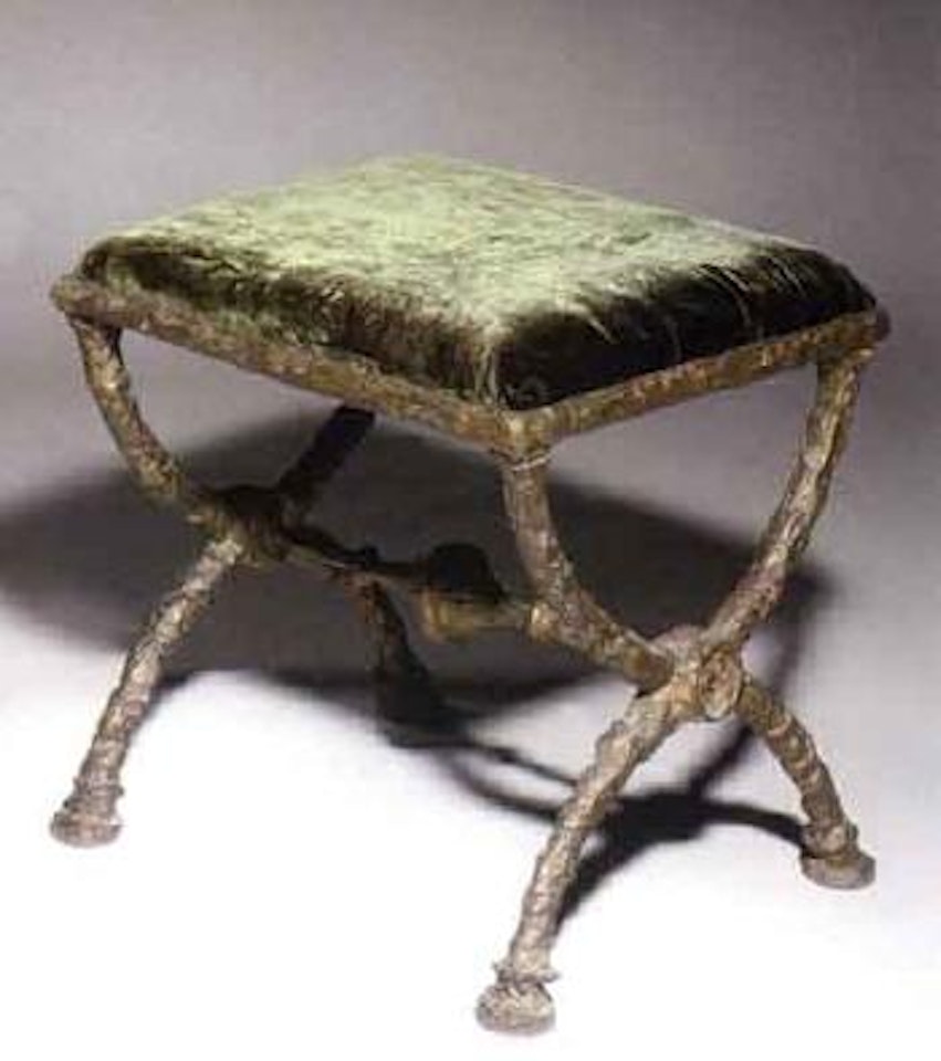 Tabouret en X by Diego Giacometti