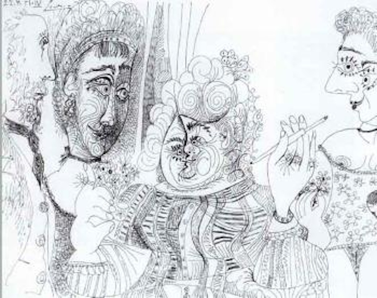 Quatre personnages by Pablo Picasso