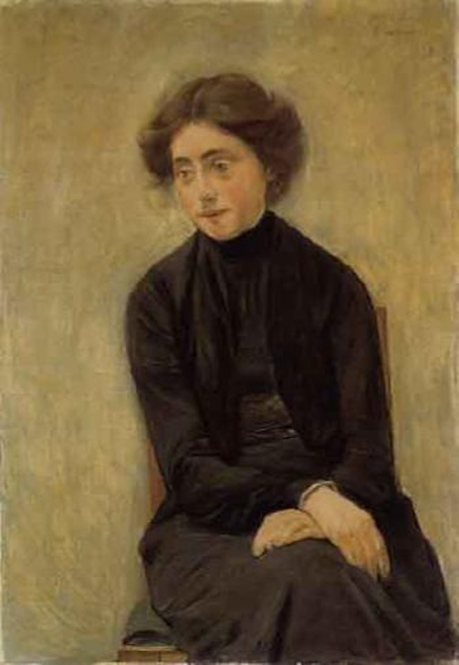 Portrait of Miss Hedwig Ruetz by Max Liebermann
