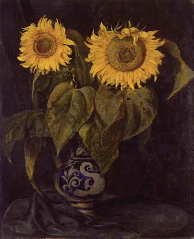 Sunflowers by Hans Thoma