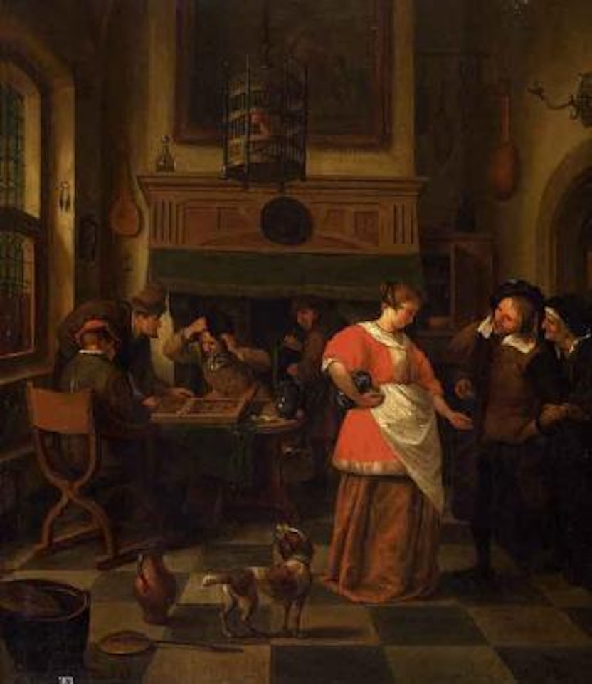 Tavern scene by Jan Miense Molenaer