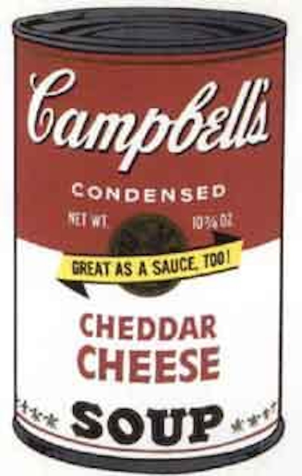 Campbell's soup II - Cheddar Cheese Soup by Andy Warhol