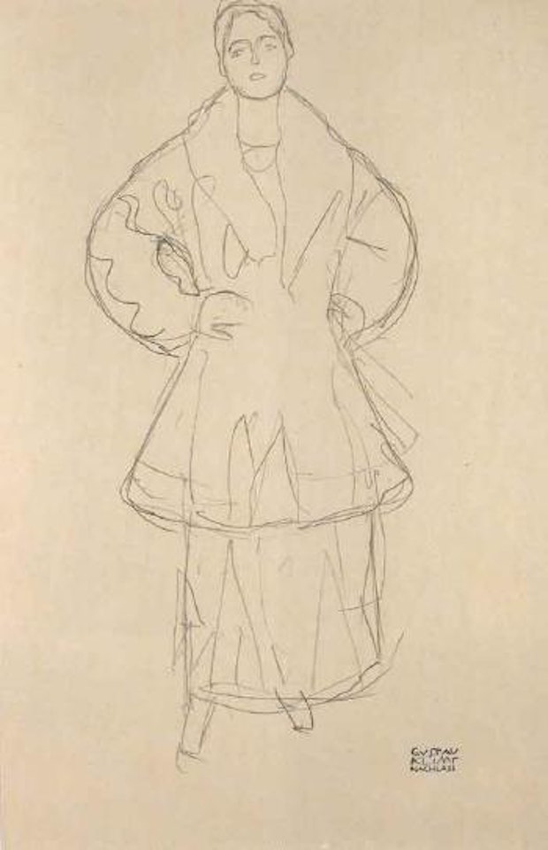 Portrait of Friederike Maria Beer by Gustav Klimt
