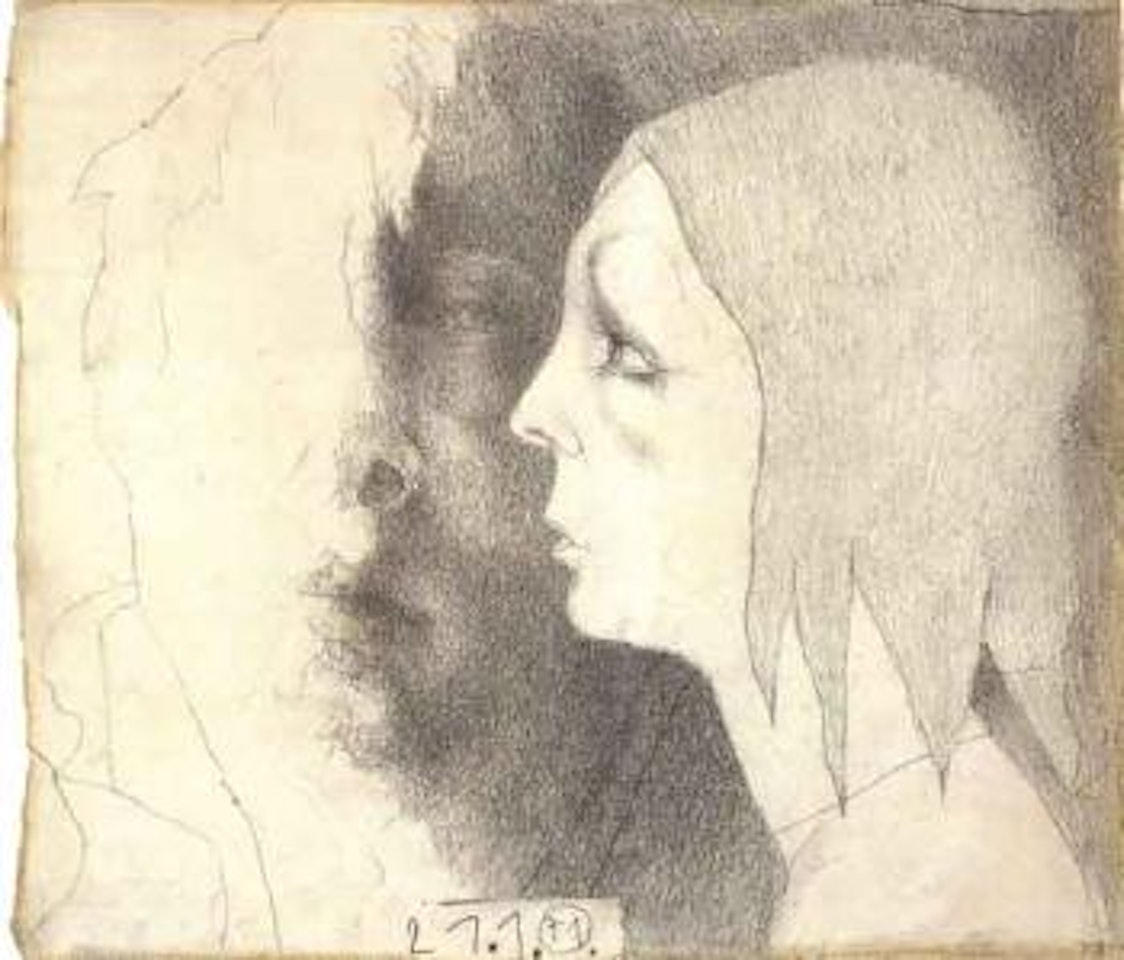 Self-portrait by Horst Janssen