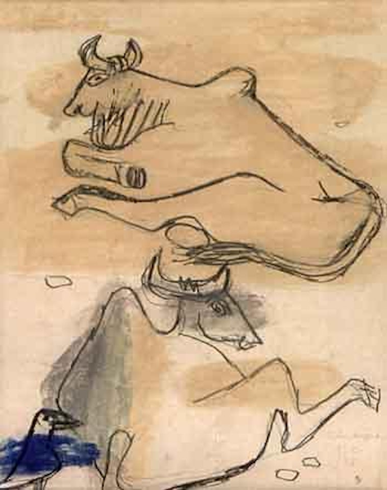 Two cows by Le Corbusier