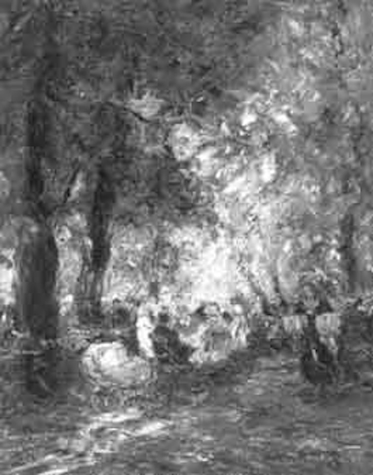 Tea garden by Otto Pippel