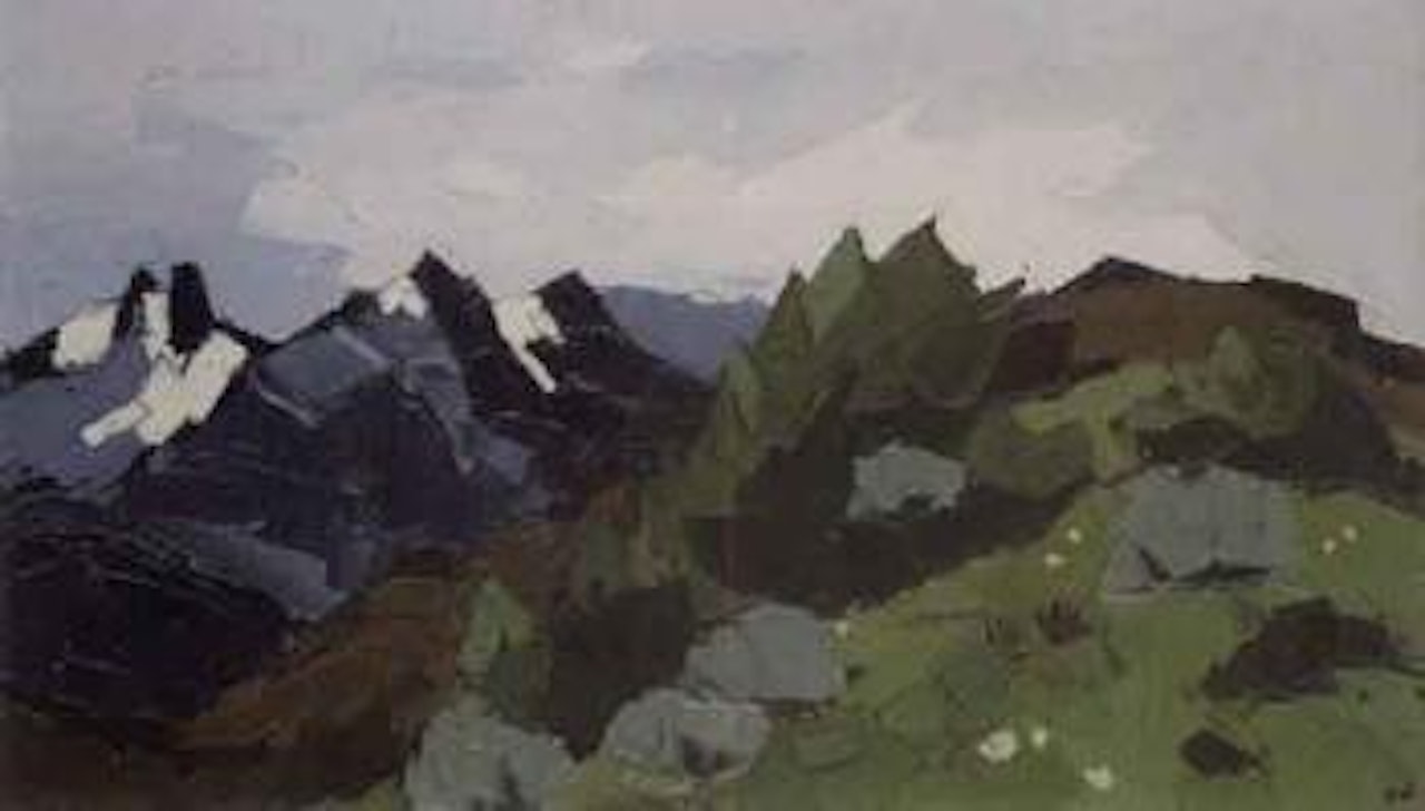 Andes above Esquel, Patagonia by Kyffin Williams