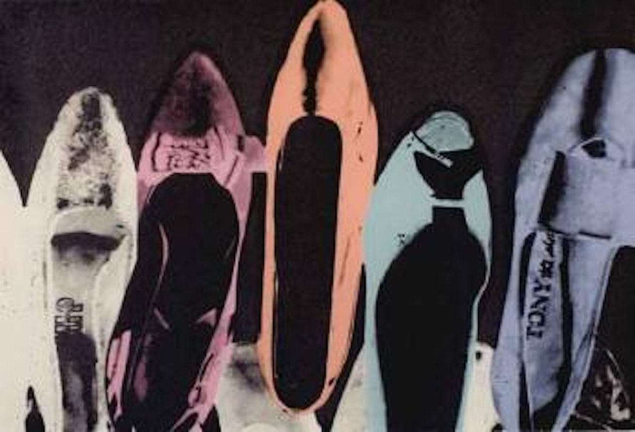 Untitled - diamond dust shoes by Andy Warhol