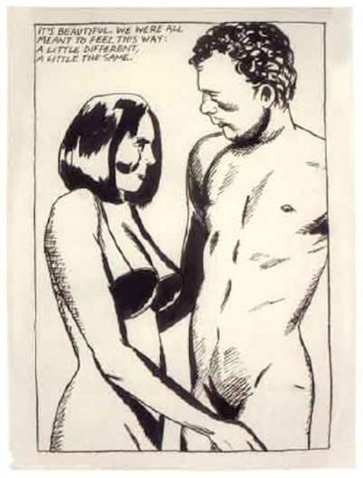 It's beautiful by Raymond Pettibon