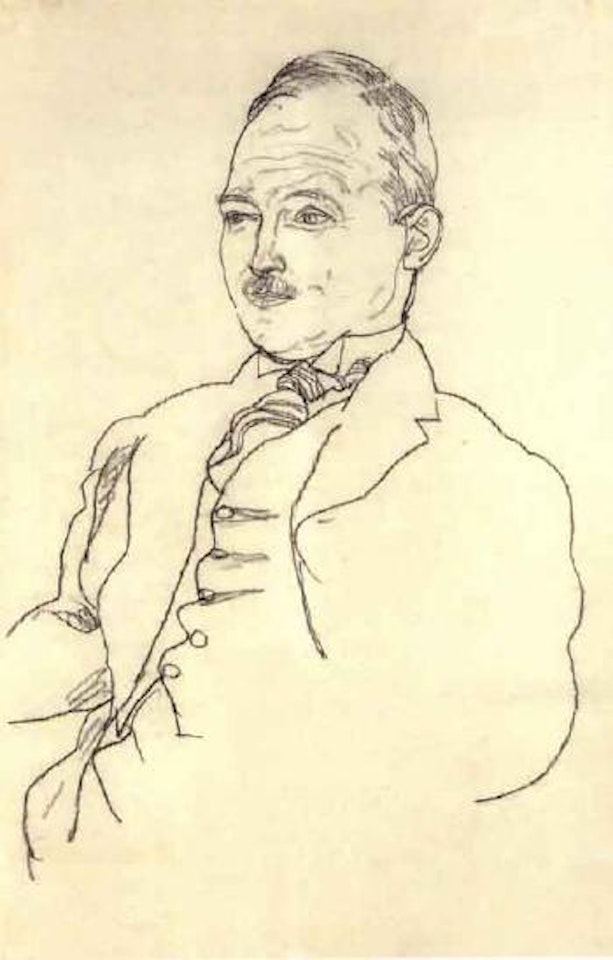 Portrait of Dr. Hugo Koller by Egon Schiele