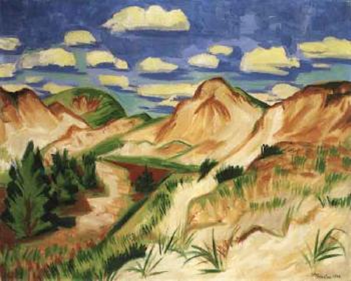 Dune landscape by Max Pechstein