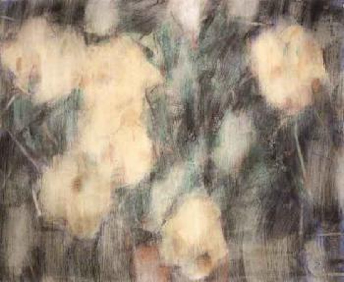 White flowers by Christian Rohlfs