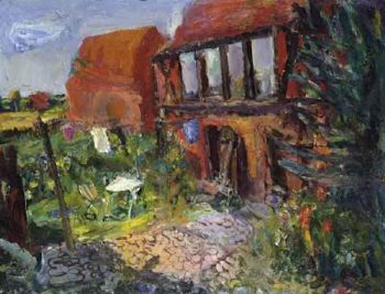 Studio in a stable by Bernhard Heisig
