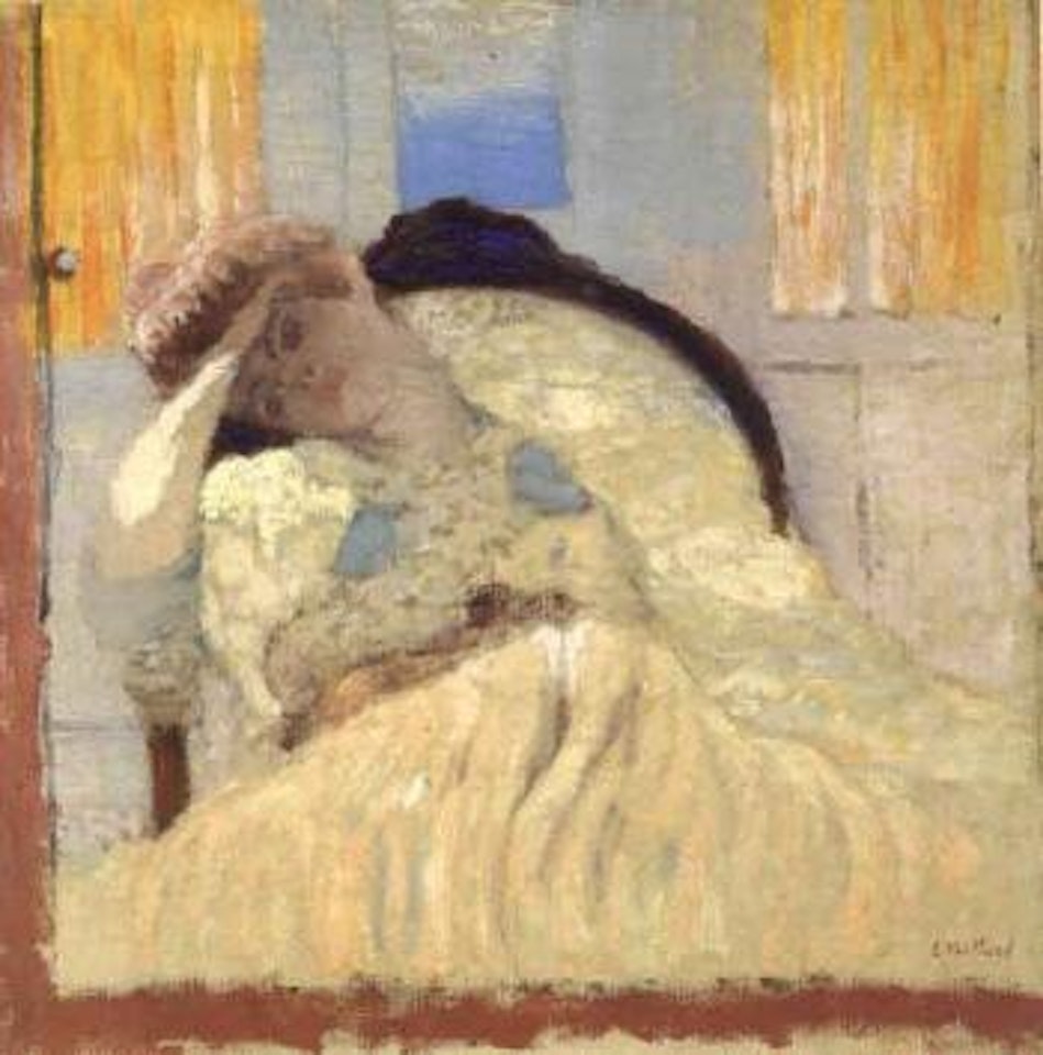 Misia assise dans une bergere by Édouard Vuillard