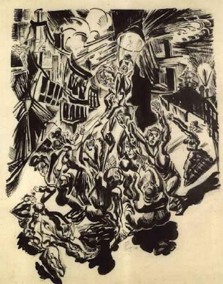 Apocalyptic vision by Ludwig Meidner