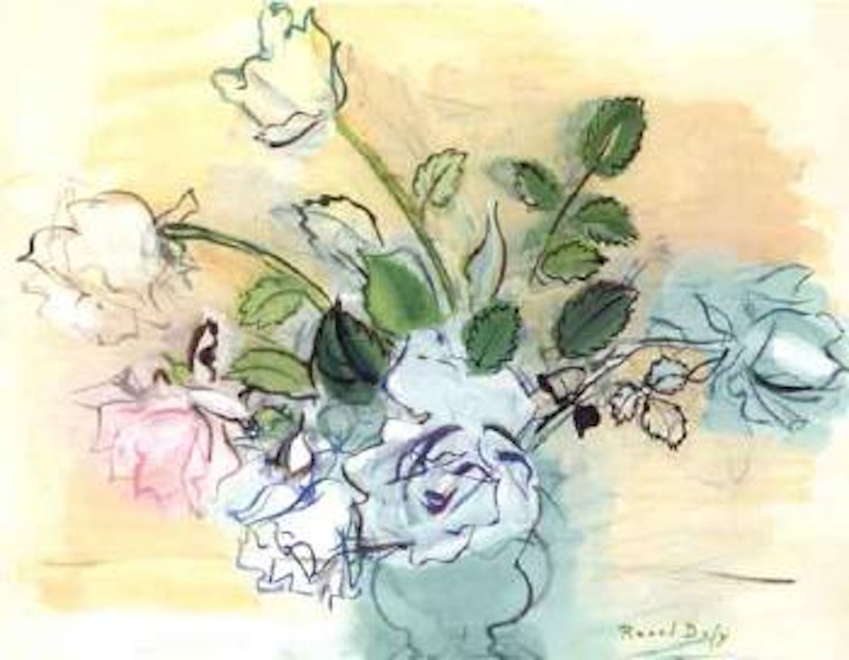 Vase de fleurs by Raoul Dufy
