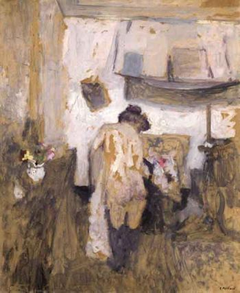 Le modele se rhabillant by Édouard Vuillard