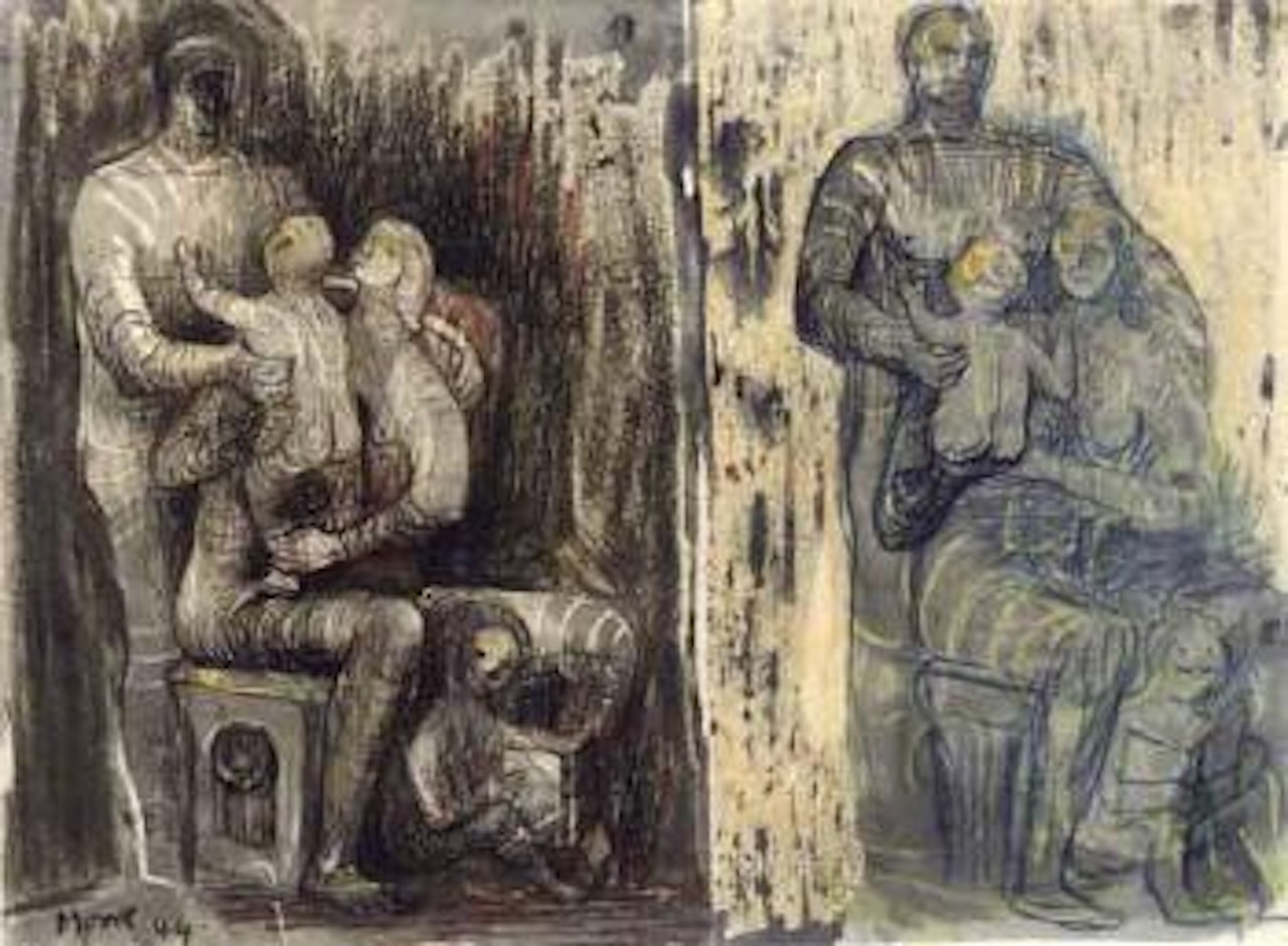 Family group by Henry Moore
