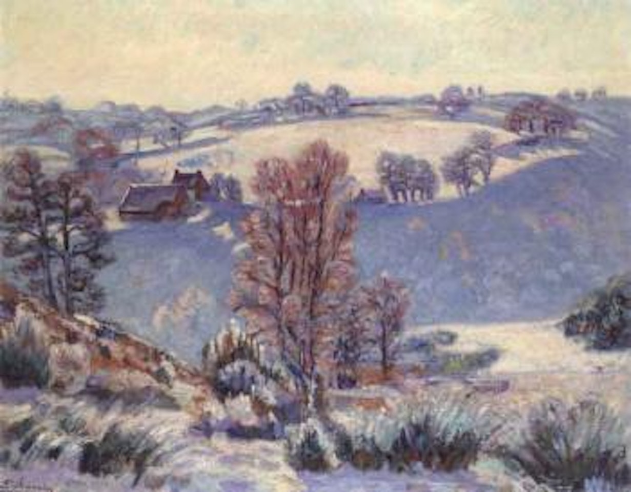 Gelee blanche a Crozant by Armand Guillaumin
