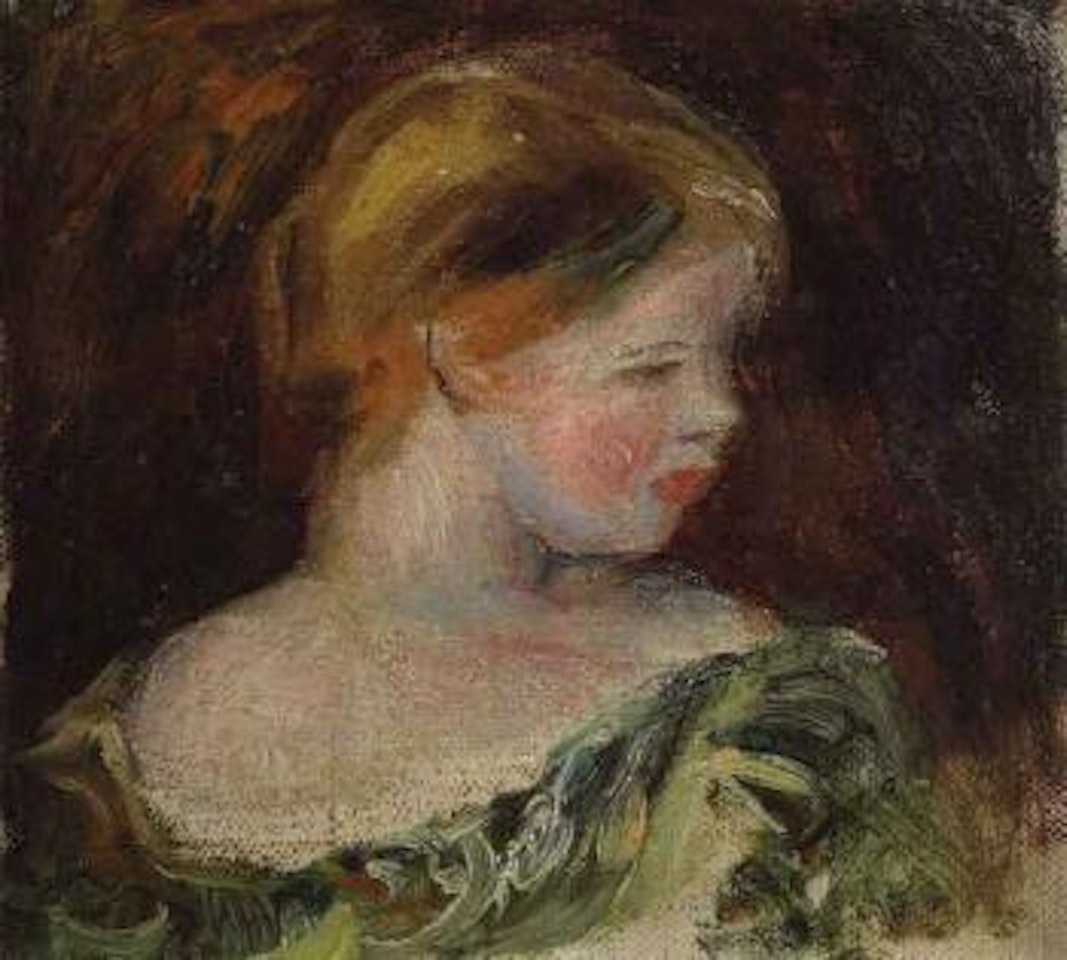 Jeune femme en buste by Pierre-Auguste Renoir