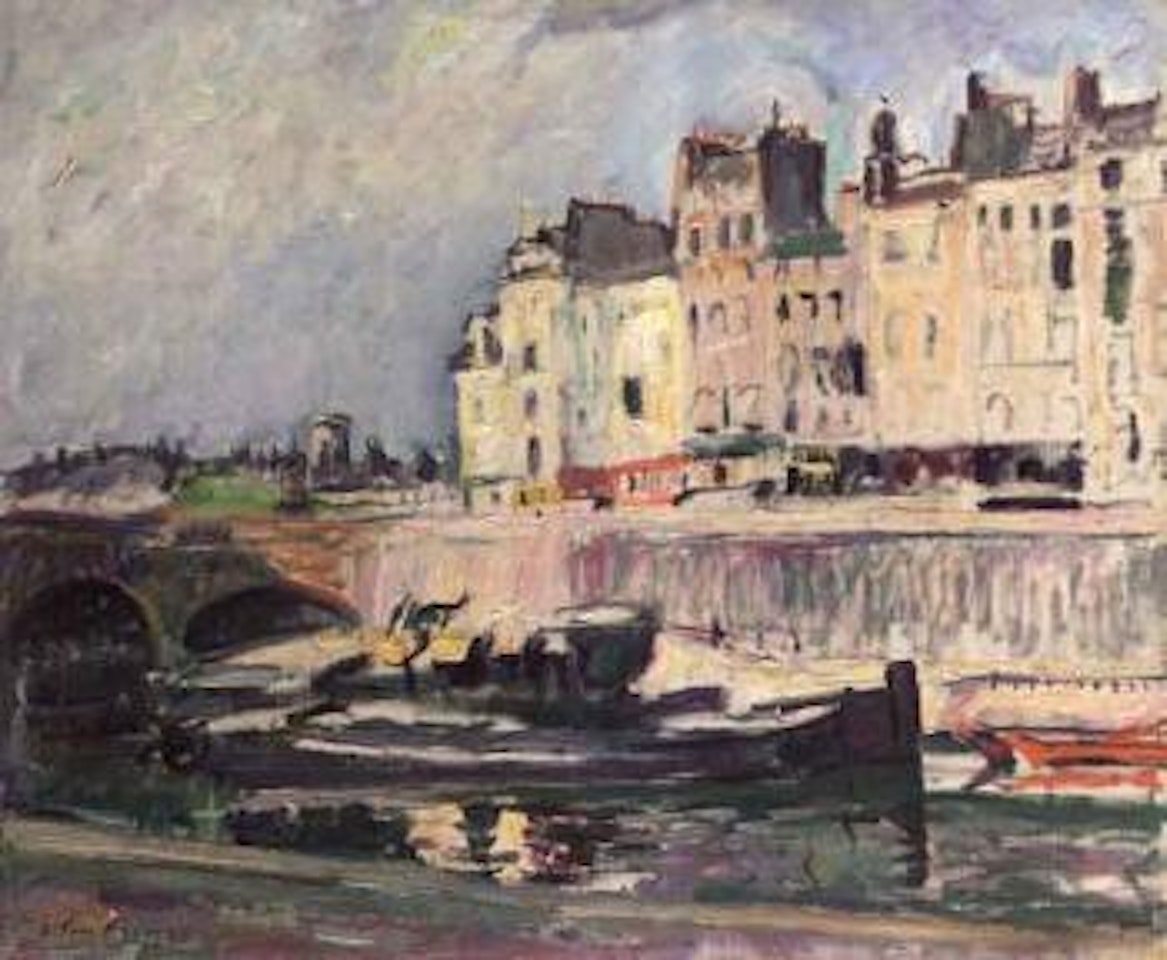 Quai d'Orleans, Paris by Othon Friesz