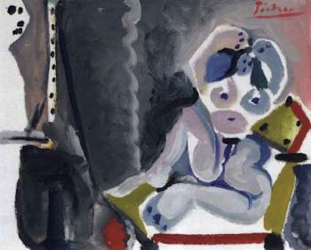 Le peintre et son modele by Pablo Picasso