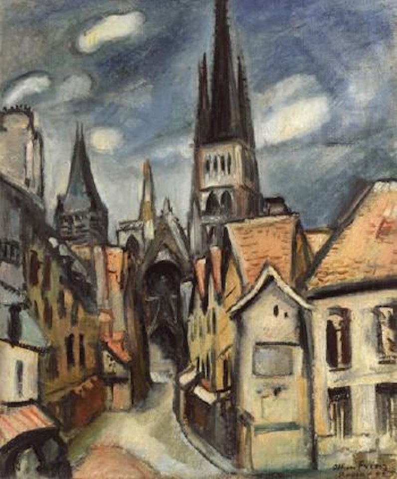 La cathedral a Rouen by Othon Friesz