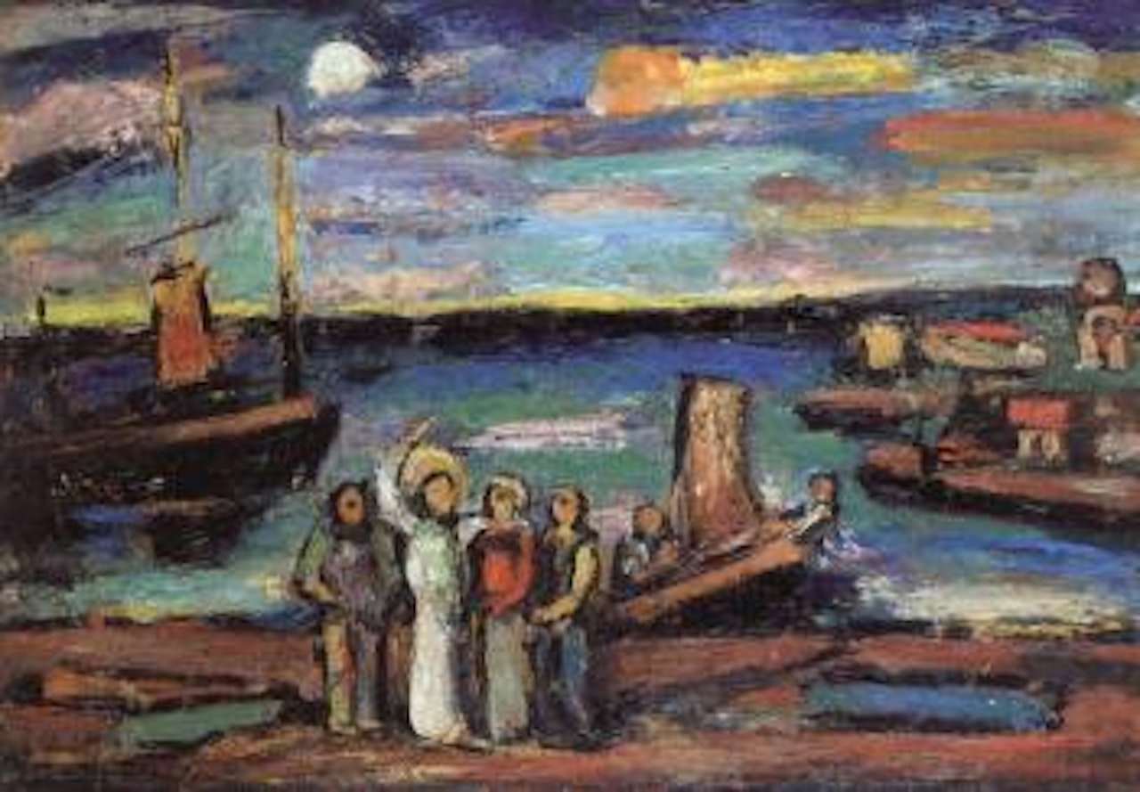 Christ et pecheurs by Georges Rouault