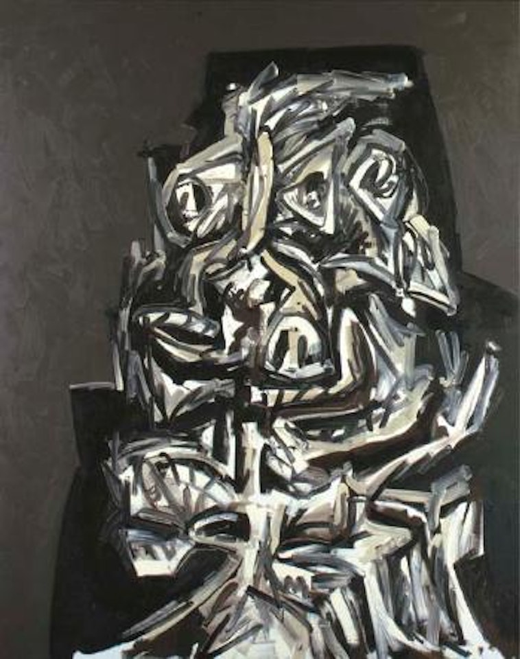 Nong dans son fauteuil by Antonio Saura