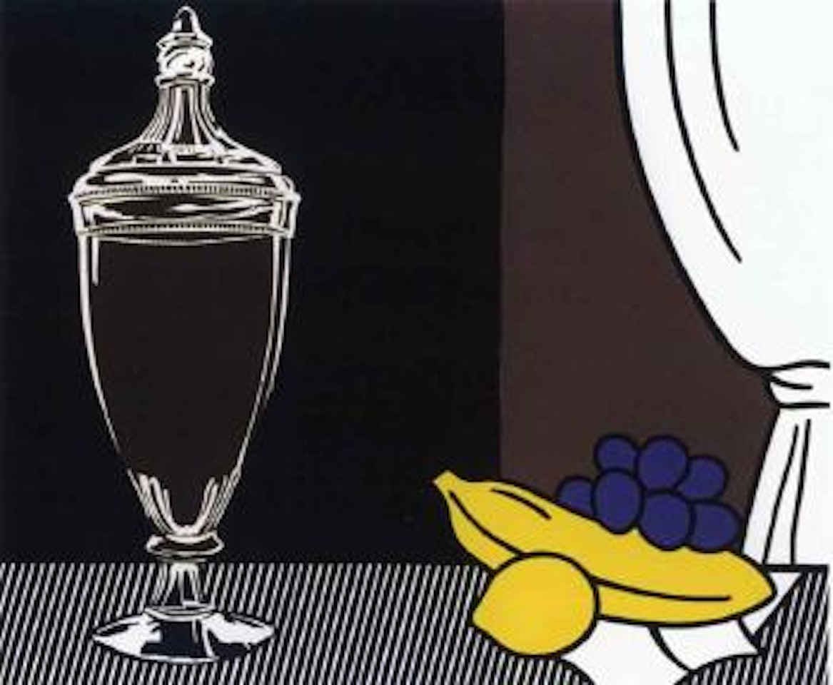 Still life with a candy jar by Roy Lichtenstein