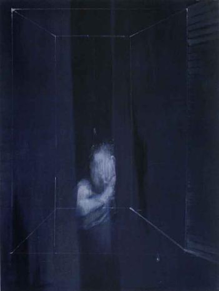 Two figures at a window by Francis Bacon