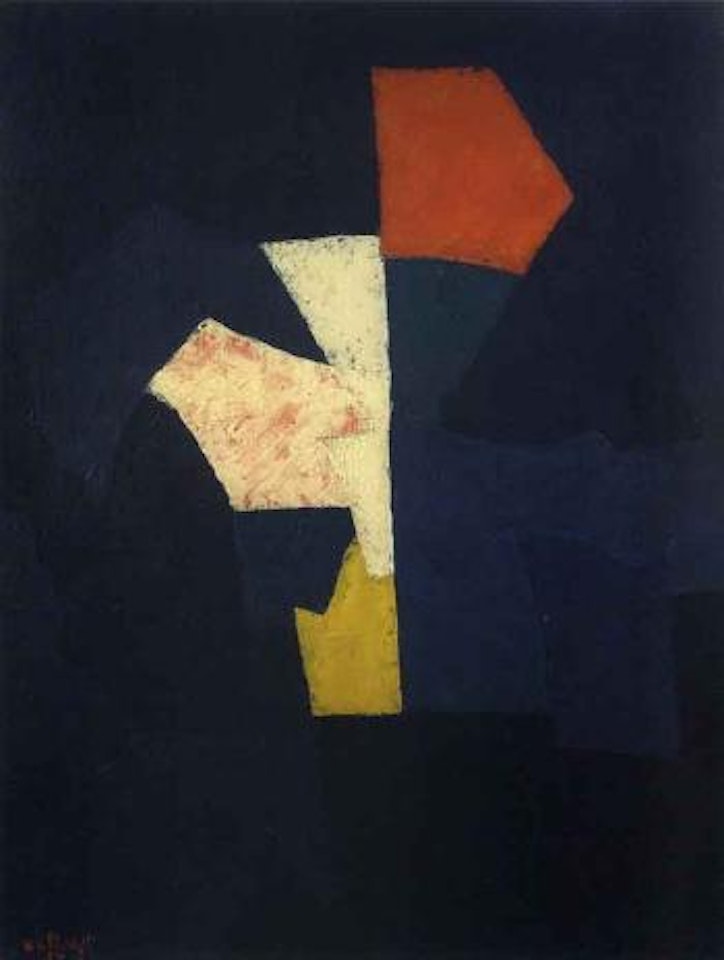 Composition en vert-eau by Serge Poliakoff