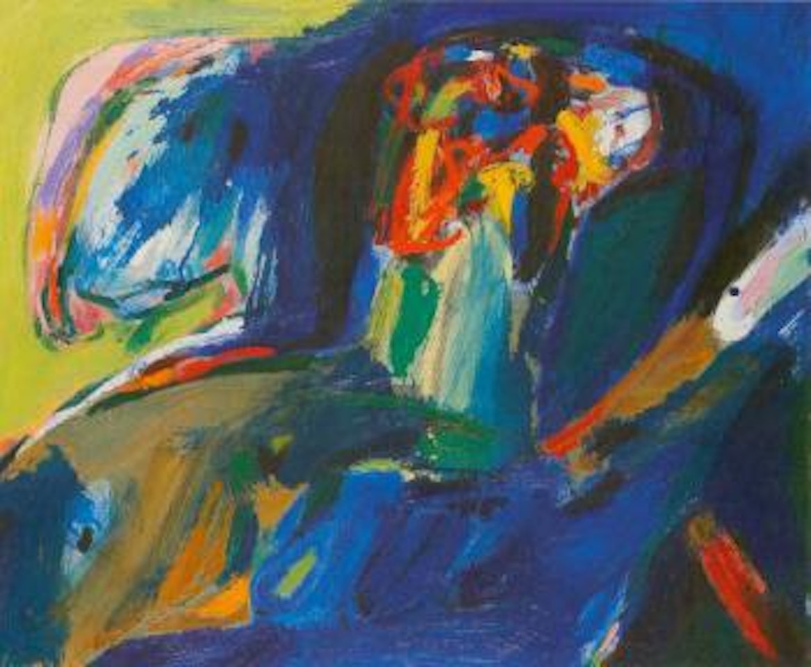 Blue shadow by Asger Jorn