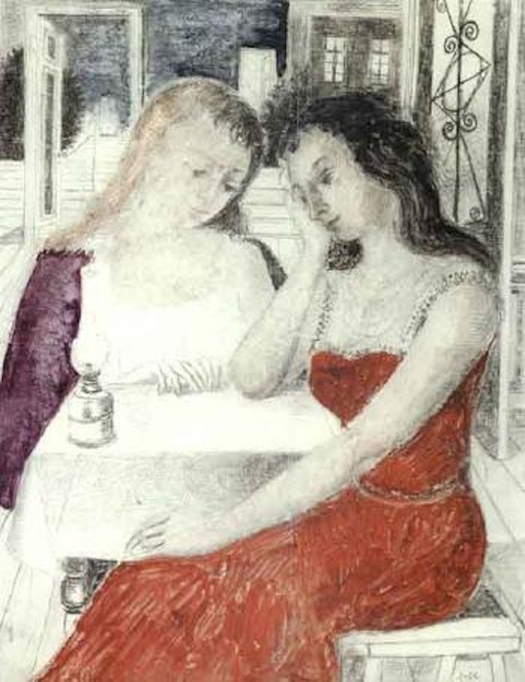 Rencontre by Paul Delvaux