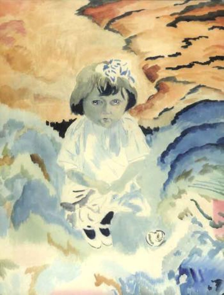 Fillette au poissin by Léon Spilliaert