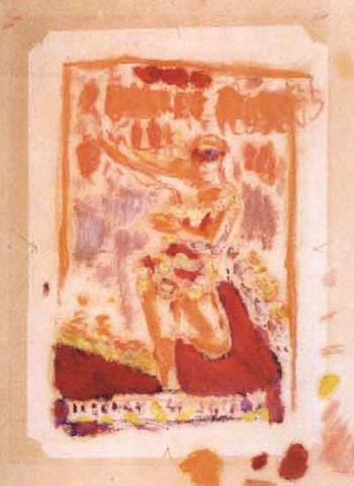Le danseur Leonid Massine by Pierre Bonnard