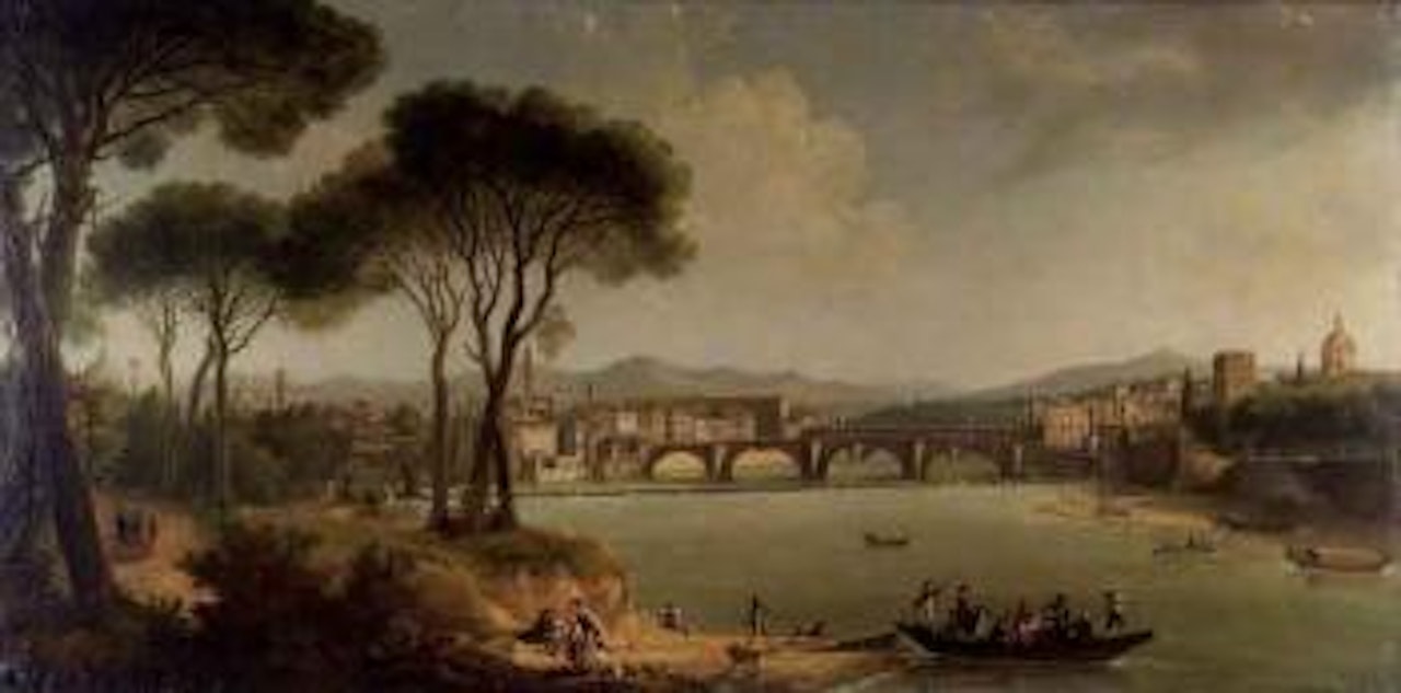 Vue de l'Arno a Florence by Thomas Patch