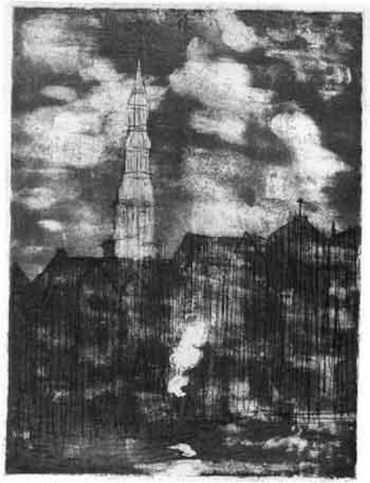 Katherine Cathedral, Hamburg by Emil Nolde