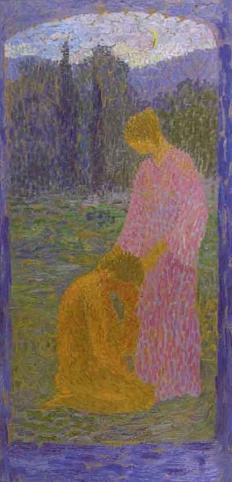 Femme assise by Henri Jean Guillaume Martin