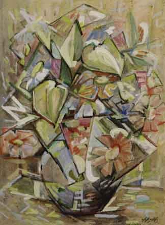 Flowers and leaves by Hannah Höch