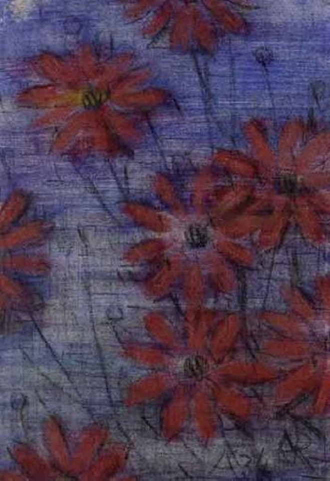 Red star flowers by Christian Rohlfs