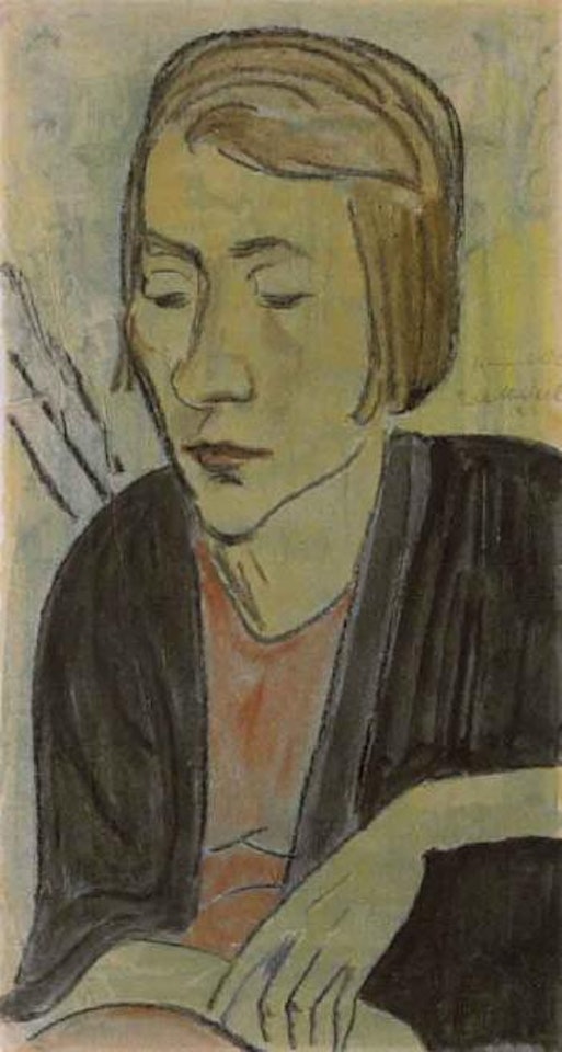 Woman's portrait by Erich Heckel