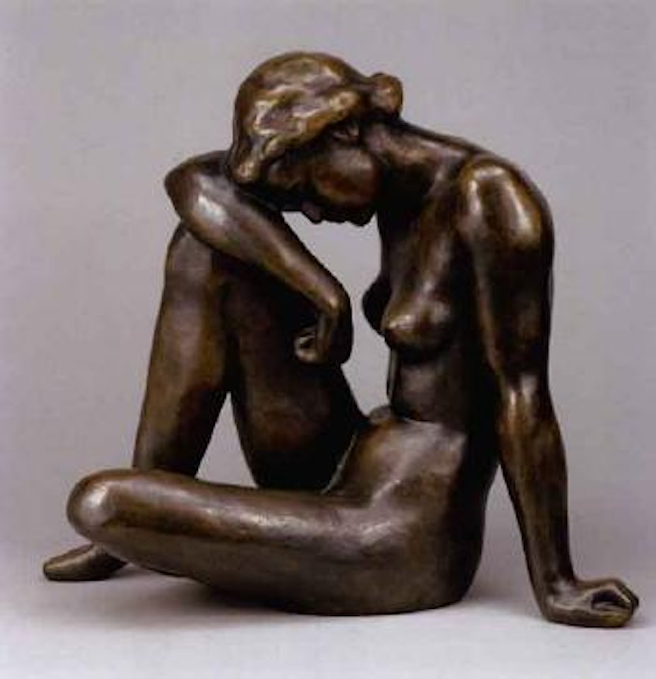 Resting figure by Fritz Klimsch